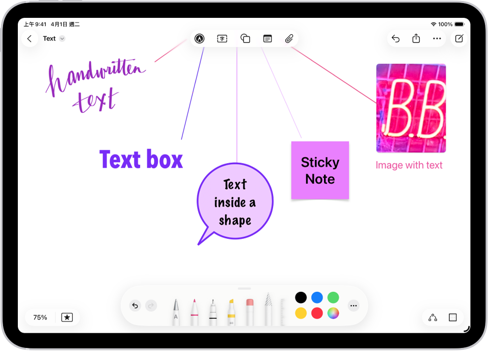 在 iPad 上利用 Apple Pencil 标注 Zoom 白板