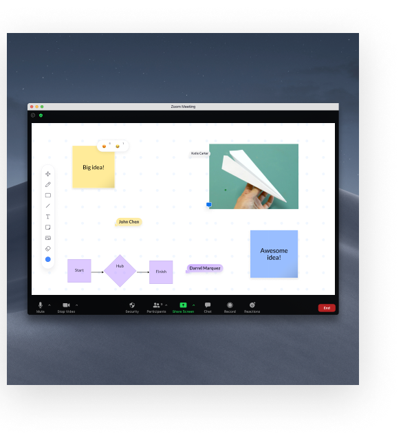 在 iPad 上利用 Apple Pencil 标注 Zoom 白板
