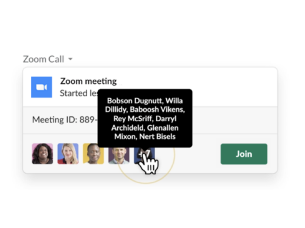 Zoom关联Slack